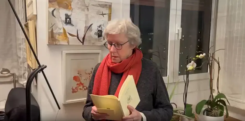 Pilar Roig lee poema de Francisco Brines "Donde muere la muerte"