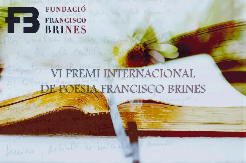 CARTEL VI PREMI INTERNACIONAL DE POESIA FRANCISCO BRINES
