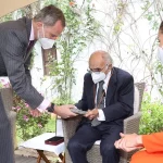 Entrega Premio Cervantes 2020 por los Reyes de España a Francisco Brines