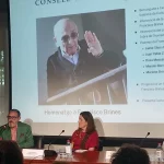Intervinientes en el homenaje a Francisco Brines en el Consell Valencià de Cultura